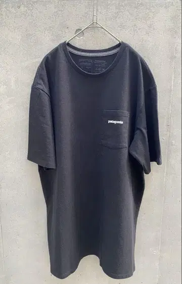 patagonia 포켓 티셔츠 블랙 M