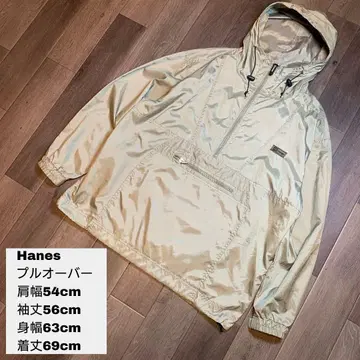 Hanes 풀오버 나일론 재킷 닌자 후디