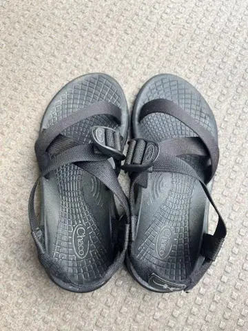 Chaco 블랙 스포츠 샌들