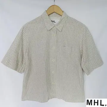 무료배송 익명 배송 MHL. 코튼 반팔 블라우스 셔츠 마가렛호웰