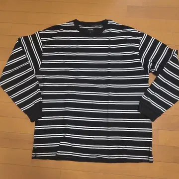빔즈 BEAMS 스트라이프 긴팔 티셔츠 L
