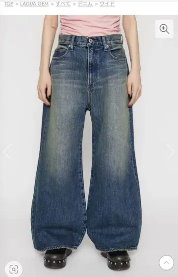 LAGUA GEM HOPE LOOSEY BAGGY 데님