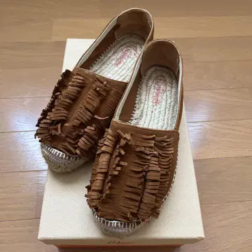 카스타네르 에스파드리유 프린지 23.5cm