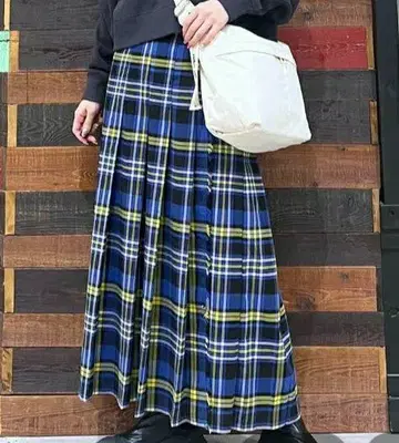 니코앤드 퀼트 체크 스커트