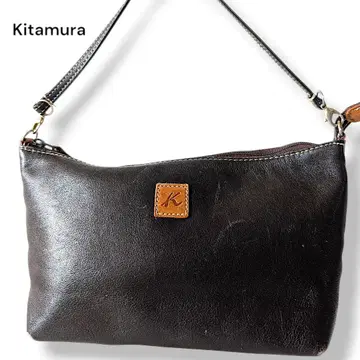 Kitamura 키타무라 미니 핸드백 메이크업 파우치 미니 백 K 로고