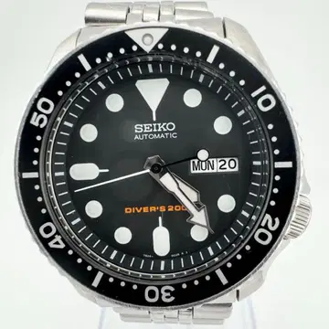 레어 상태 좋음 세이코 블랙보이 SKX007 남성용 오토매틱 손목시계