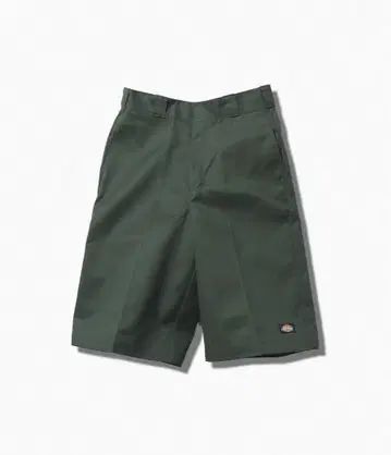 Dickies 다크 그린 하프 팬츠