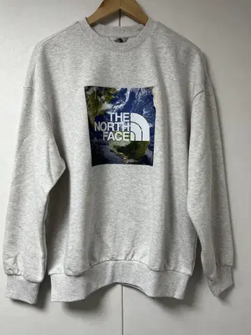 THE NORTH FACE 그레이 맨투맨