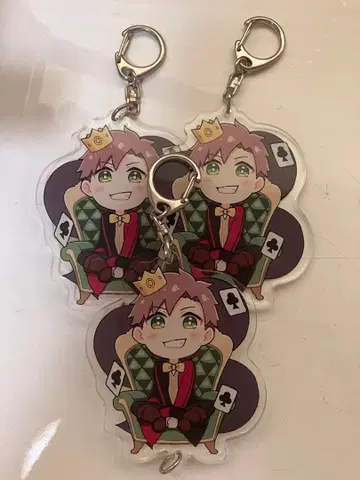 성인 남성 3인조 엘의 아크릴 키링