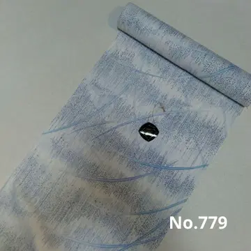 파란색과 흰색 무늬 기모노 옷감 여름 상품