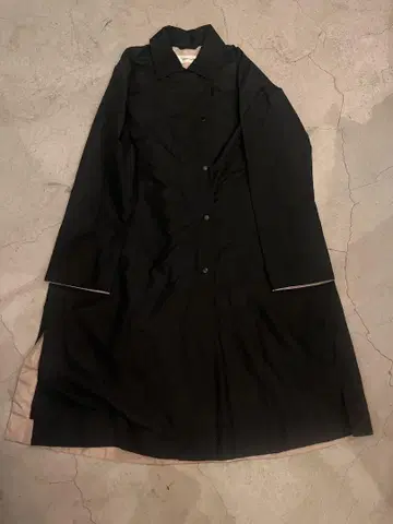 pierre cardin 블랙 트렌치코트 사이즈 M