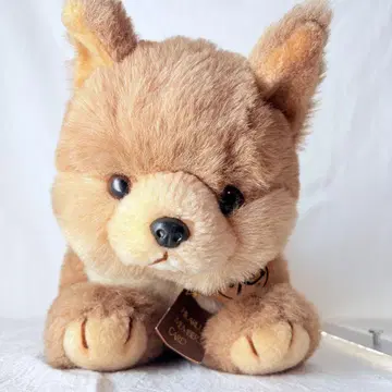퍼스트 사 히카리 강아지 봉제 인형 일본개 레트로