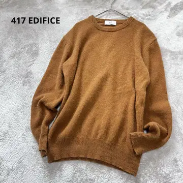 새상품급 417 EDIFICE 에디피스 울 폭스 니트 세탁 가능