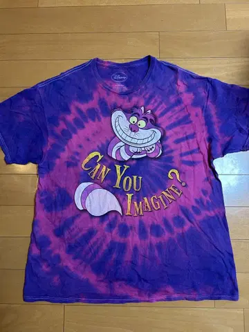 Disney 체셔 고양이 타이다이 티셔츠 2XL
