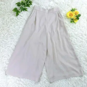 이네드 미 실루엣 베이지 허리밴딩 체형 커버