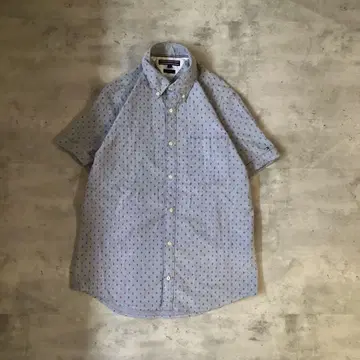 TOMMY HILFIGER 타미힐피거 반팔 셔츠 블루