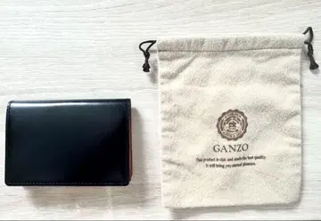 [새상품급] GANZO 코도반 명함지갑 블랙