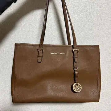 MICHAEL KORS 브라운 토트백