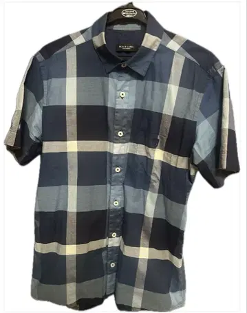 BLACK LABEL CRESTBRIDGE 반팔 체크 셔츠