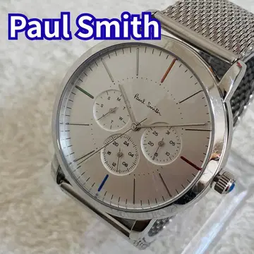 Paul Smith 손목시계 크로노그래프 쿼츠 실버
