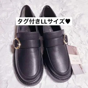 시마무라 koko 콜라보 버클 로퍼 블랙