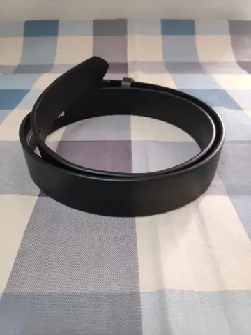 블랙 가죽 벨트 조정 가능 105cm