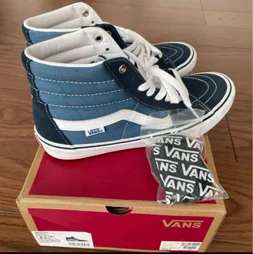 VANS SK8-HI PRO 8.5 네이비/블루