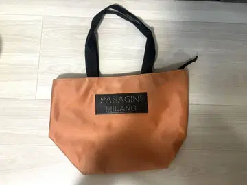 여성용 오렌지 토트백