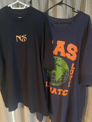 NAS 셔츠 빅 실루엣 네이비