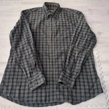 ROBE DI KAPPA 체크 무늬 긴팔 셔츠 L 사이즈