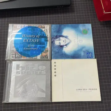 GLAY/TMRevolution/hide/LUNA SEA CD 4장 세트