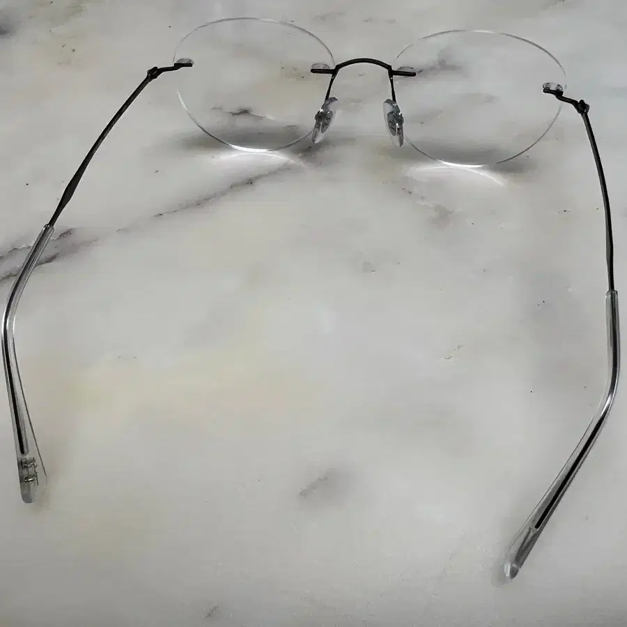 Ray-Ban RB8755 Gunmetal Rimless Glasses #레이밴,#무테안경,#무테 on