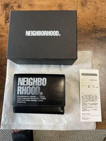 NEIGHBORHOOD. 가죽 마이크로 지갑