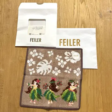 FEILER 훌라댄스 타월 손수건 약 25cm