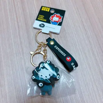 간사이 엑스포 회장 한정 블랙 먝먝 코스프레 키링 포차코