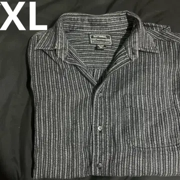 NATIONAL 스트라이프 셔츠 XL