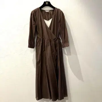 [실크 혼방] 아베베 스탠다드 랩 원피스