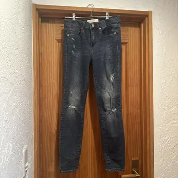 Gap 1969 True Skinny 26R 데미지 데님