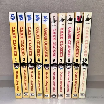 명탐정 코난 영문판 1~10권 세트 case closed