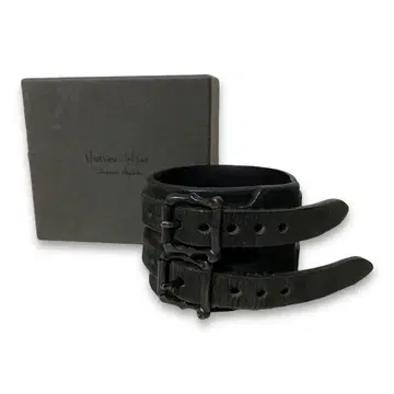 07SS Number (n)ine Double leather bangle