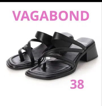 VAGABOND 블랙 샌들