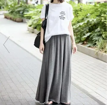 SLOBE IENA 릴랙스 저지 이지 스커트