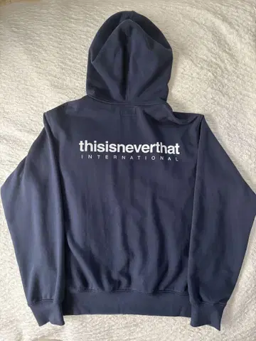 thisisneverthat 네이비 집업 후드티