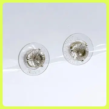 새상품급 스와로브스키 SWAROVSKI 클리어 스톤 스터드 귀걸이