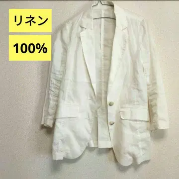 Spick&Span 린넨 100% 에어리 자켓 스픽 앤 스팬
