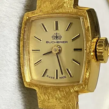 BUCHERER 골드 빈티지 수동 와인딩 시계