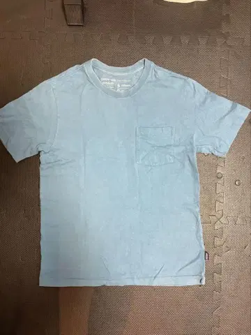 [제조 중지 레어 티셔츠] Patagonia 라이트 블루 티셔츠 M