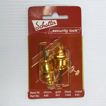 샬러 Security Lock 447 골드 락핀