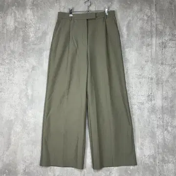 자라 ZARA 카키색, 올리브색 팬츠 와이드 넉넉 슬랙스