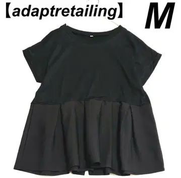adaptretailing 블랙 반팔 튜닉 M